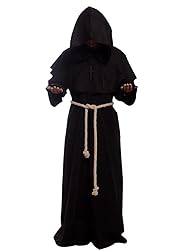 GOLDSTITCH Friar Medieval Hooded Monk Renaissance