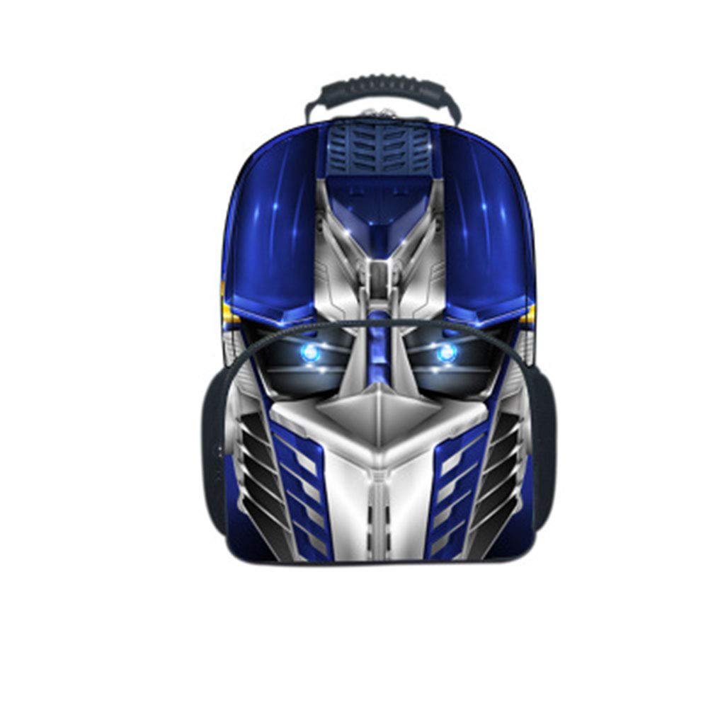 GD-Clothes Kids Transformers Bumblebee Backpack-Captain America School Backpack School Bag for Boys
