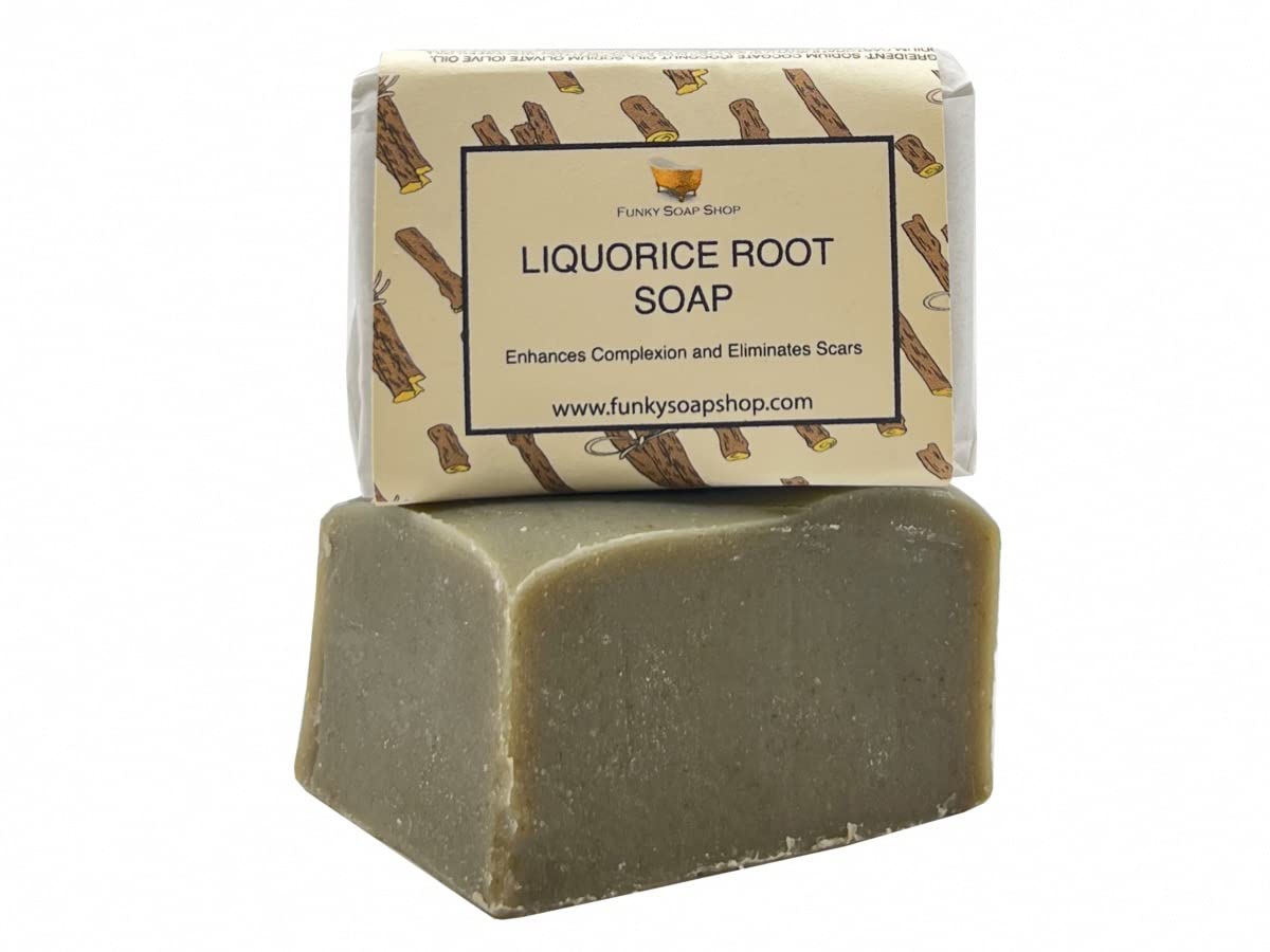 1 piece Liquorice Root Complexion Soap 100% Natural Handmade aprox.120g