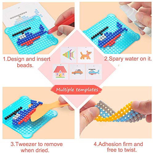 thumbnail image 2 of 28,000 Mini Fuse Beads Kit 2.6mm, 48 Colors 7 Pegboards 15 Ironing... 2 of 13