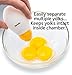 Eggssentials 4 Egg Ring Set | Egg Rings Kit includes 4 Egg Poacher Cups | 1 Egg Yolk Separator| 1 Silicone Spatula| In Gift Box