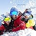 COPOZZ Ski Goggles Kids, Youth Snowboard Goggles for Boys Girls Toddler Age 2-12,OTG UV400 Helmet Compatible Skiing Equipment