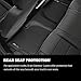Husky Liners - X-ACT Contour | 2014-2018 Chevrolet Silverado/GMC Sierra 1500, 2015-2019 Chevrolet Silverado/GMC Sierra 2500/3500 HD Crew Cab, 2nd Row Liner - Black, 1 pc. | 53210