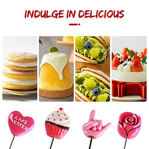 4 Pcs Cake Tester Probe Stainless Steel Long Tester Cake Skewer