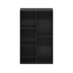 Furinno Luder 5-Cube Reversible Open Shelf, Blackwood