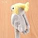 Cockatiel Bird Plush Ballpoint Pen (Gray)