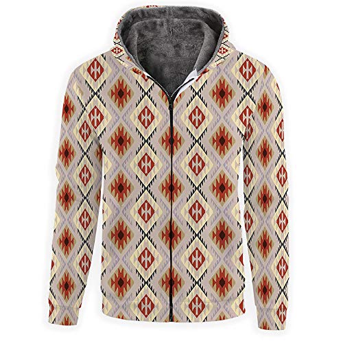 Hoodie Zipper,Native American,Unisex 3D Hoodies Sweatshirts