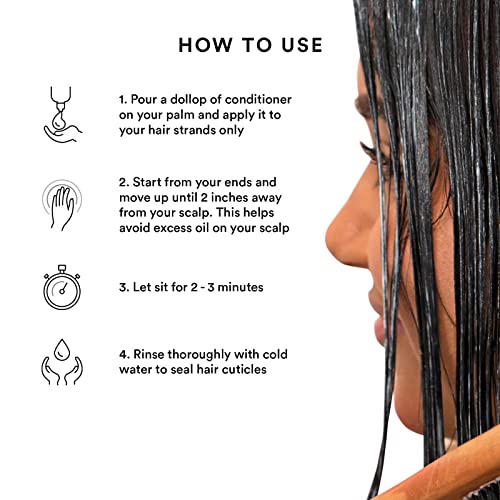 WOW Skin Science Coconut Milk Hair Conditioner for Dry Hair Deep