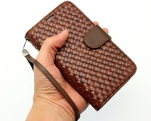iphone4 /4s Wallet Case, Apple iphone 4 /4s Leather Case with Credit Id Card Slot Holder Cover Pouch - Bottega Style - Designed By Aurasui