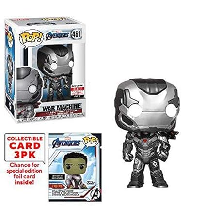 Funko Pop Marvel Avengers War Machine Endgame With Collective Card Ee Exclusive