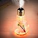 Number-one Cool Mist Ultrasonic Humidifier, Bulb Micro Landscape Design 400ml Personal Air Humidifier Ultra Quiet Air Diffuser with 7-Color Changing Night Light for Office Home Bedroom Living Room