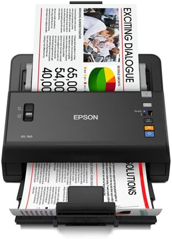 Amazon Com Epson Workforce Ds 760 Hi Speed Sheet Fed Color