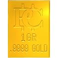 Patriots Coin New Pure Gold Bullion Bar Divides to One Grain Bars .9999 Fine Gold Snaps Apart to Individual Grain Ingots Crypto Collectors Edition