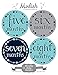 12 Monthly Baby Stickers, Baby Boy, Baby Belly Stickers, Baby Month Stickers, First Year Stickers Months 1-12, Arrows, Tribal, Navy, Blue, Teal, Aqua, Gray, Grey, Boy