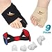 Bunion Corrector, 9 pcs Bunion Corrector and Bunion Relief, Bunion Night Splint with Super Soft Gel for Foot Pain Relief, Hallux Valgus Splint Aid Surgery Treatment Toe Separators Straighteners