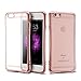 iPhone 6s Case, Qliver Ultra Thin Soft Flexible TPU [Shock Absorbent] Scratch-Resistant Protective Liquid Crystal Clear Bumper Cover Slim for iPhone 6s/6 4.7 Inch, Rose Gold