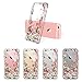 MOSNOVO iPhone 6S Case/iPhone 6 Case, Girls Floral Garden Flower Printed Clear Design Transparent Plastic Hard Slim Back Case with TPU Bumper Protective CAse Cover for Apple iPhone 6/iPhone 6S