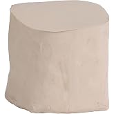 Deouss Mid High Fire White Stoneware Clay for Pottery;Mid Fire Cone 5-7;Ideal for Wheel Throwing,Hand Building,Sculpting;Great for All Skill Levels;Whiteware Clay- Pottery Clay Fires White;5 lbs