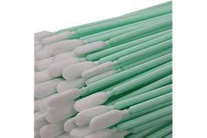 100pcs 6.3" Polyester Cleaning Swab Sticks for Solvent Format Inkjet Printer Roland Optical Equipment