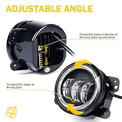 Xprite 4" Inch Fog Lights | 60W LED Fog Light with