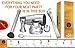 5 pieces Mixology Bartender Kit - Cocktail Shaker Set with Recipes for Martini & Drinks - 24 oz Bar Tool Kit Accessories - Stainless Steel Bartender Shaker Drink Mixer with Strainer, Muddler, Mixing Spoon, Measuring Jigger, Ice Tong