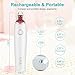 [Upgraded] YiFi-Tek Blackhead Remover, USB Rechargeable Comedo Vacuum Suction Remover, Electric Skin Cleanser Blackhead Extractor kit, Skin Pore Cleaner with 4 Replaceable Suction Heads