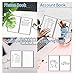 WOBEECO Reusable Smart Notebook, 80 Pages Ruled Wirebound Notebook Cloud Storage Hardcover Journal/Account/Diary/Drawing Notebook 4.2 x 6.7inch [Included with Erasable Pen, Cloth, Label Tapes]