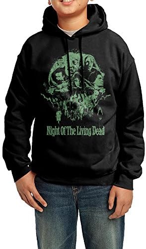 Night Of The Living Dead Horror Film Logo Unisex Youth Printed Hooded Sweatshirt