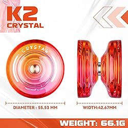 MAGICYOYO K2 Crystal Yoyo Professional Responsive