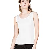 METWAY Womens Silk Tank Tops/Mulberry Silk Sleeveless Blouses/Summer Real Silk Sleeveless T-Shirt