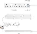 PARTH 5 Way Extension Lead 5M Surge Protected UK Plug Power Strip 13A Switch view 6