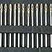 Edego Needles Threading Hand Sewing Craft One Second Stainless Self Repair Tool Stitch Set of 12 Thickness 1mm