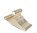 Promotion Aluminum Metal Hangers Clothes Hanger Heavy Duty Organizer Fade-proof Widen Pack of 10 (Gold)