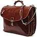 Cenzo 4050 Italian Leather Briefcase Attache