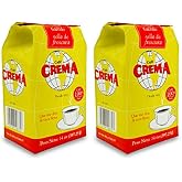 Cafe Crema Ground Coffee, Medium Roast, Puerto Rico, 14 oz (Pack of 2) | Traditional grind, creamy flavor, balanced acidity, caffeinated, established in Caguas in 1925