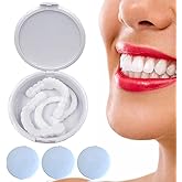 3 Pairs Instant Veneers Dentures Cosmetic Fake Teeth Braces Whitening Cosmetic Tooth Covering Snap On Teeth Top and Bottom Cl