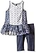 Pippa & Julie Girls' Boho Legging Set with Lace Bodice