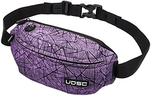 UOSC Waist Pack Fanny Belt Bag Waist Bag Pouch Outdoor Daypack for iPhone 7 &amp; 7 Plus All Kinds of Cellphone,Sport Waist Bag for Hiking Cycling Running Hunting -Purple