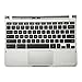 Rinbers Samsung Chromebook 303C XE303C12 Laptop Upper Case Palmrest with Keyboard and Touchpad Assembly