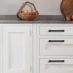 khtumeware 6 Pack Matte Black Cabinet Pulls 10