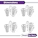 Anti Snoring Devices – Stop Snoring – Set of 4 Nose Vents and Travel Case – Snore Stopper Device for Snore Relief or to Eliminate Snoring