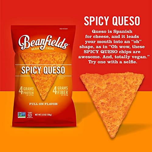 Beanfields Bean Chips, High Protein and Fiber, Gluten Free, Vegan Snack