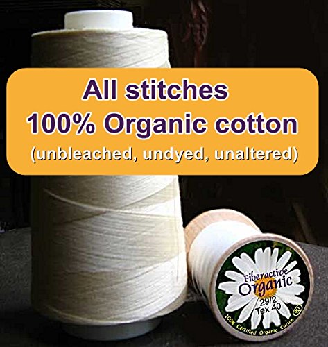 Reusable Organic Cheesecloth - USA Grown ColorGrown Organic Cotton - ALL100% Organic Cotton, GMO-free, Ubleached, Reusable Strainer Cloth!