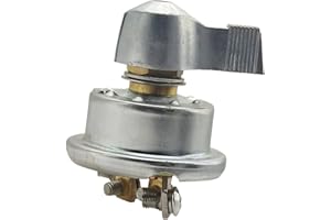 XYZIL 12V 50A 3 Position Forward Reverse Levered Rotary Switch 75712-04 75712-04BX On-Off-On Compatible with Tarp Winch Motor 12V DC Dump Truck