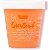 Umberto Giannini Grow Long Hair Growth Scrub Treatment - Vegan &amp; Cruelty Free Grow Scrub Scalp Exfoliator with Caffeine-Gro Complex