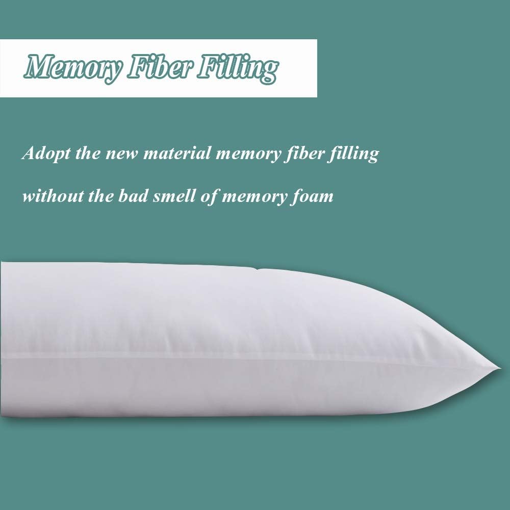 Cosybay Ultra Soft Large Body Pillow Insert – Long Sleeping Breathable Bed Pillow – Memory Fiber Full Body Pillow Insert -20×54 Inch: Home & Kitchen