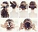 YABINA 2 Pcs Pearl Foam Sponge Magic Clip French Twist Hairstyle Donut Bun Ponytail Former Maker Hairstyle Must-haves Tool Accessories
