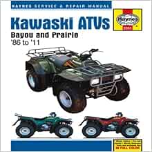 Kawasaki Bayou 220/300 & Prairie 300 ATVs, '86-'11 (Haynes Service