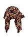 Women's Stylish Warm Blanket Scarf Gorgeous Wrap Shawl Dark Brown