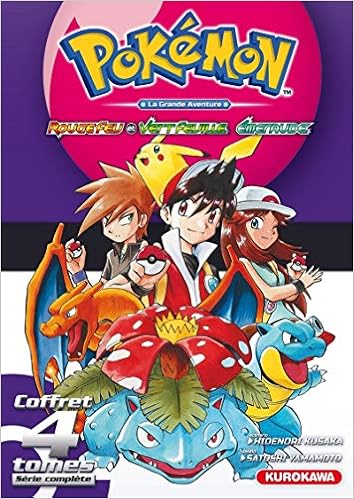Coffret Pokemon Rouge Feu Et Vert Feuille Emeraude 1 2 3 4 Pokemon French Edition Kusaka Hidenori Yamamoto Satoshi 9782380710946 Amazon Com Books